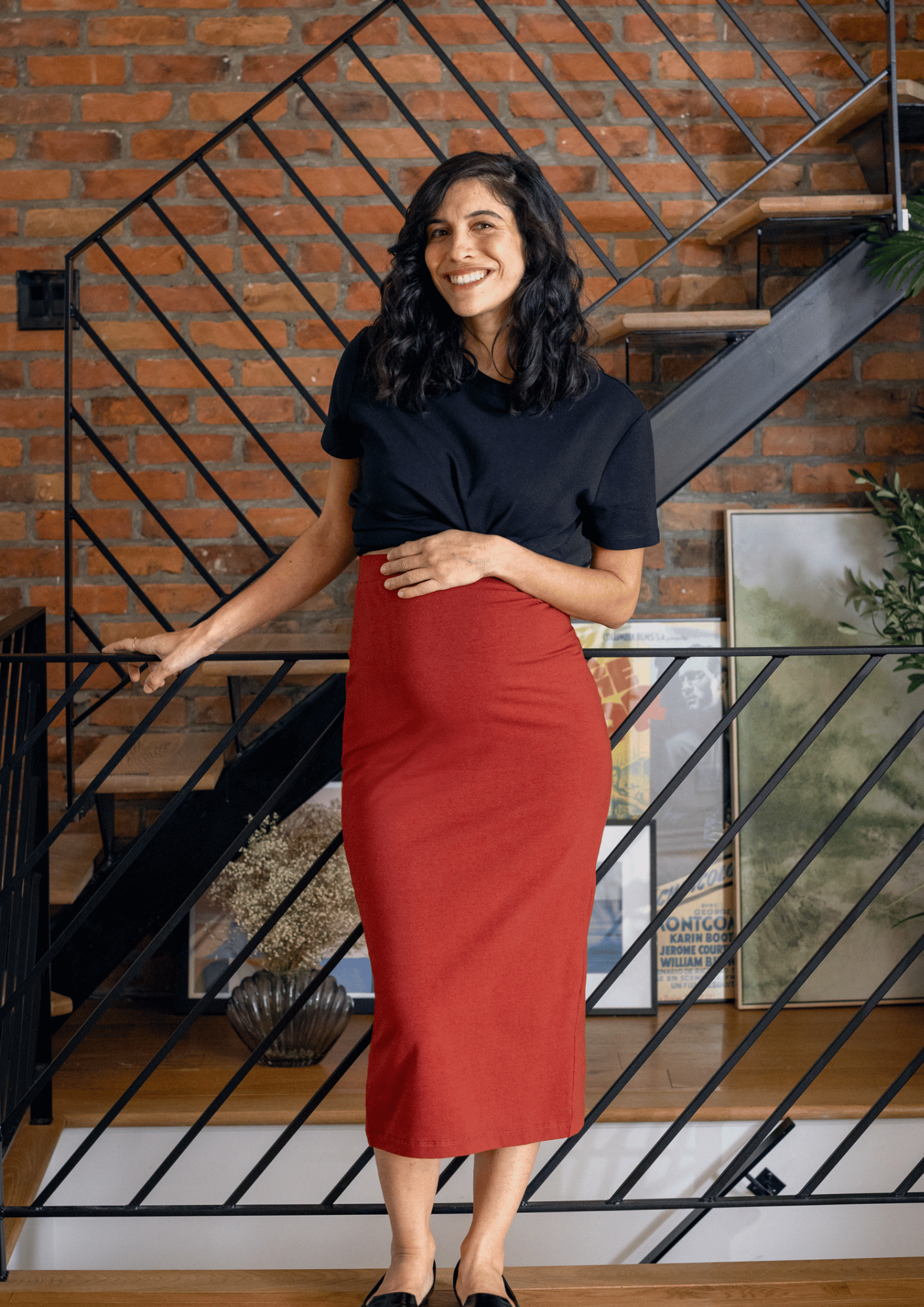 pregnant women in a mternity store in Toronto